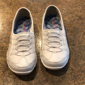 Skechers white slip on Athletic shoes